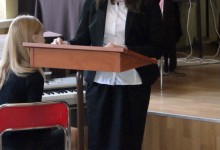 Agnieszka Milewska zabrała głos w imieniu absolwentów